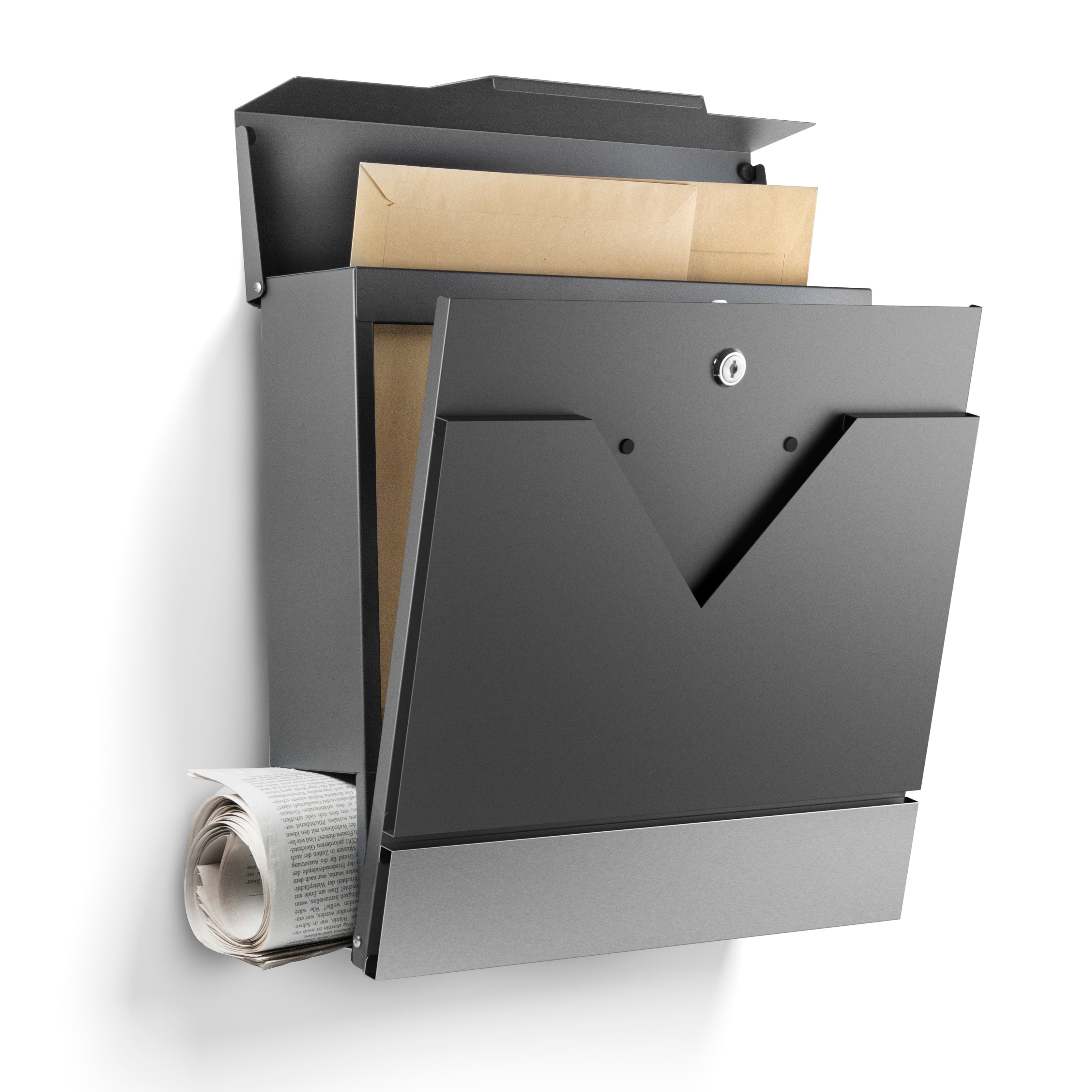 Venetian Mailbox — Italian-elegant, made of stainless steel
